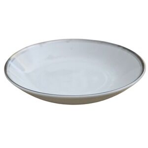 Crown Empire Countess Fine‎ China Fruit Bowl White Silver Trim Made Japan 5.5in